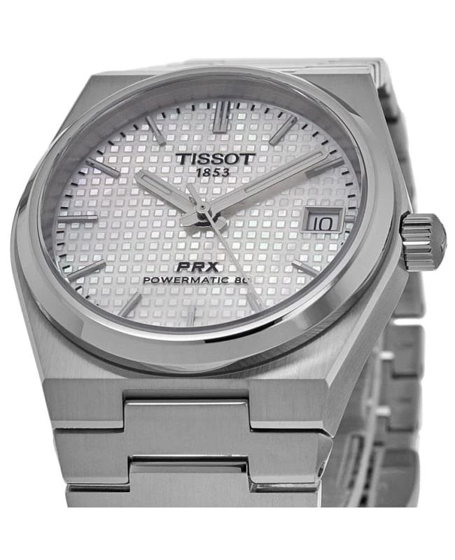 Tissot Tissot PRX Powermatic 80 Automatic White Dial Steel Women's Watch T137.207.11.111.00 2