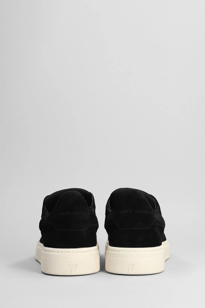 Giuseppe Zanotti Gz95 Sneakers In Black Suede 4