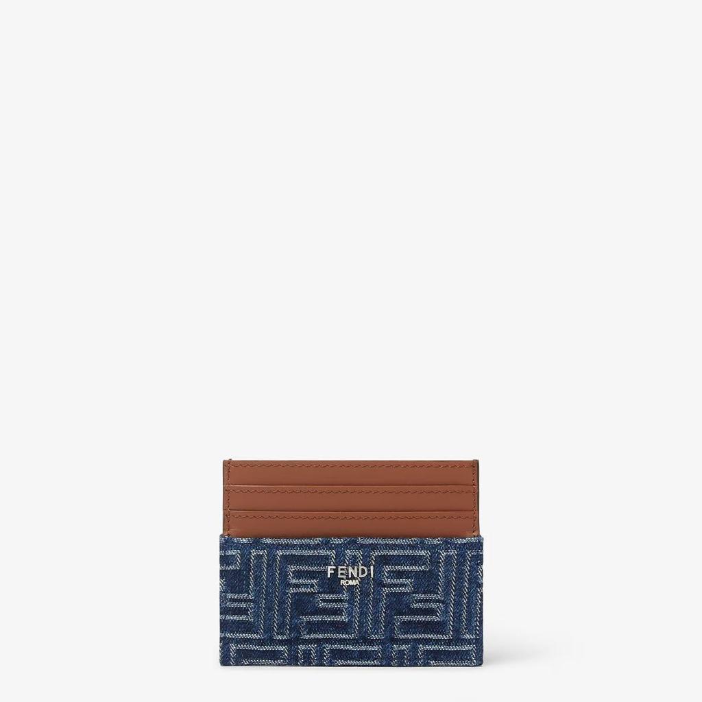 カードケース・名刺入れ FENDI EMBROIDERED DENIM CARD HOLDER Fendi Embroidered denim card holder - Bags - Compare Prices