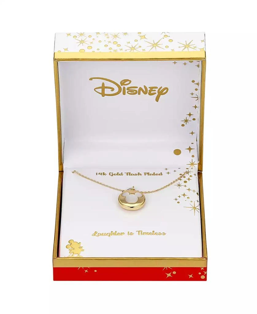 Disney Mother of Pearl Mickey Mouse Pendant Necklace 3