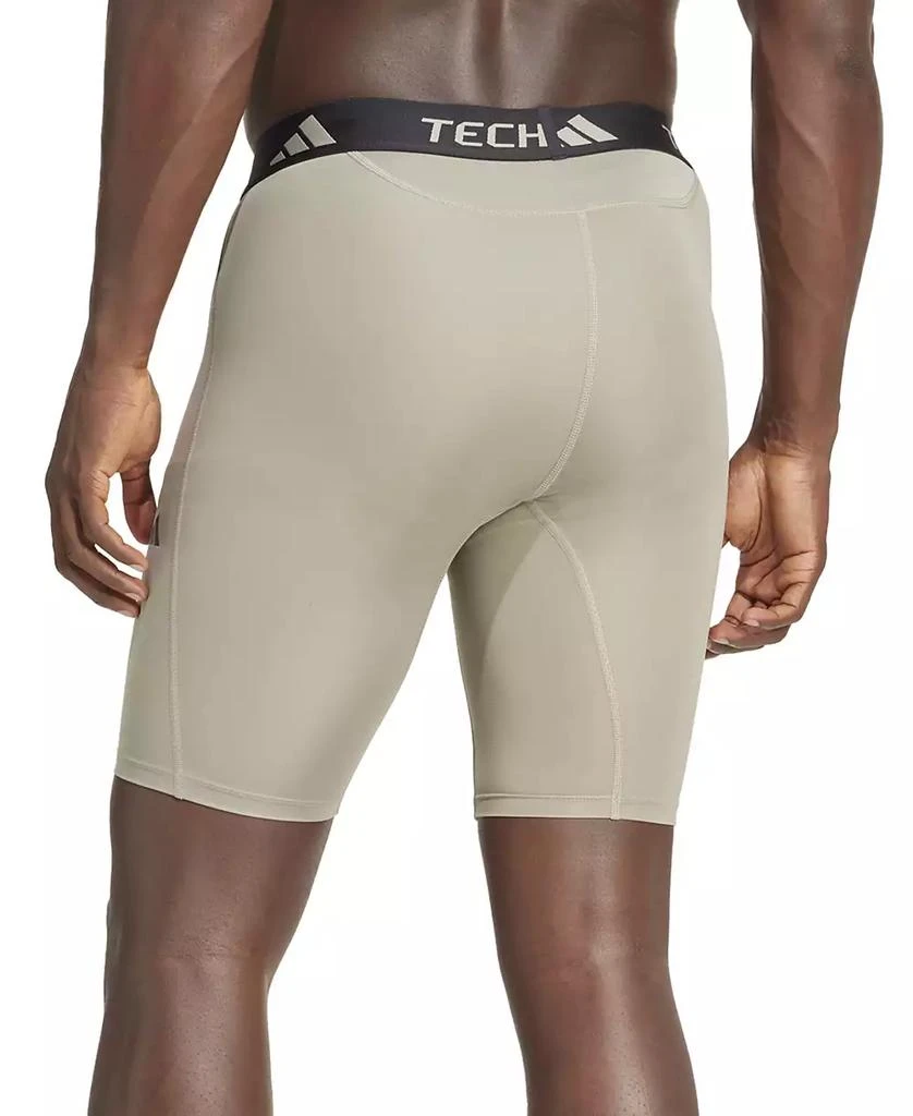 Adidas Men's Tech-Fit Logo Compression Shorts 2