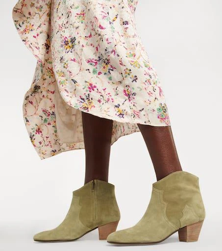 Isabel Marant Dicker suede ankle boots 4