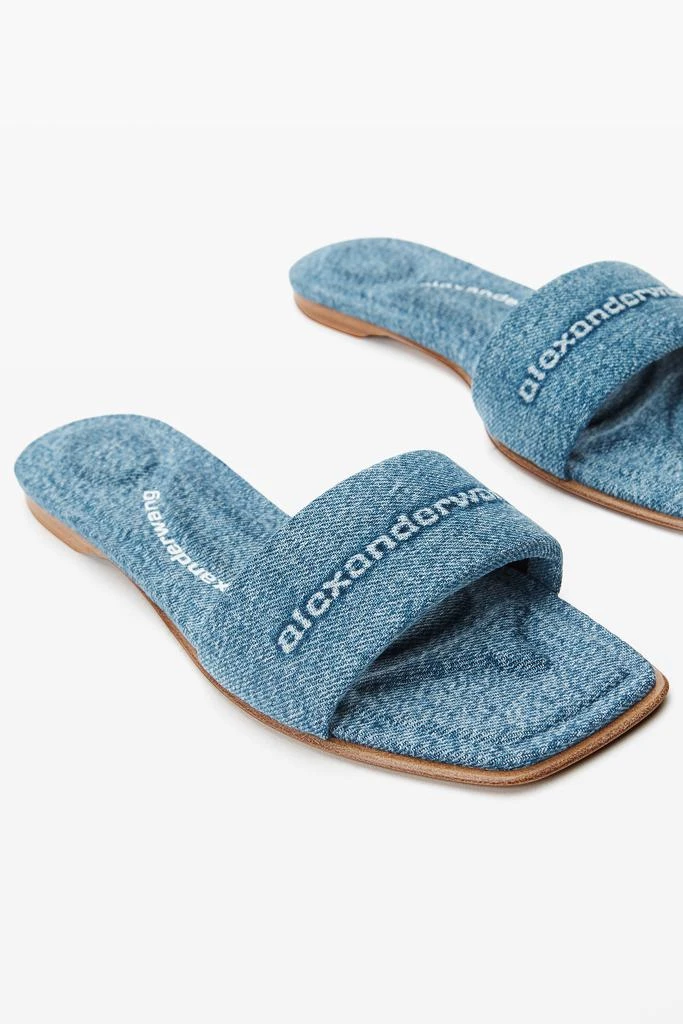Alexander Wang Vy slide Sandal in Denim 2