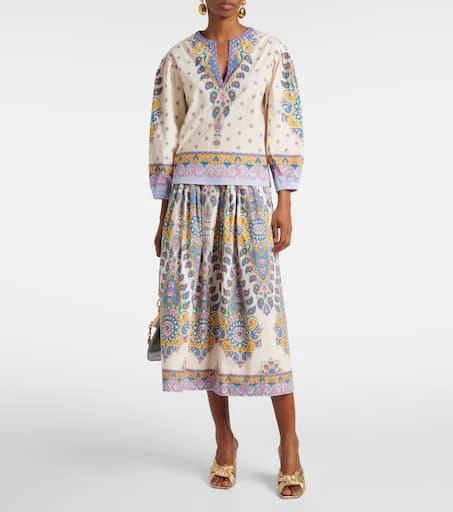 ETRO Printed cotton top 2