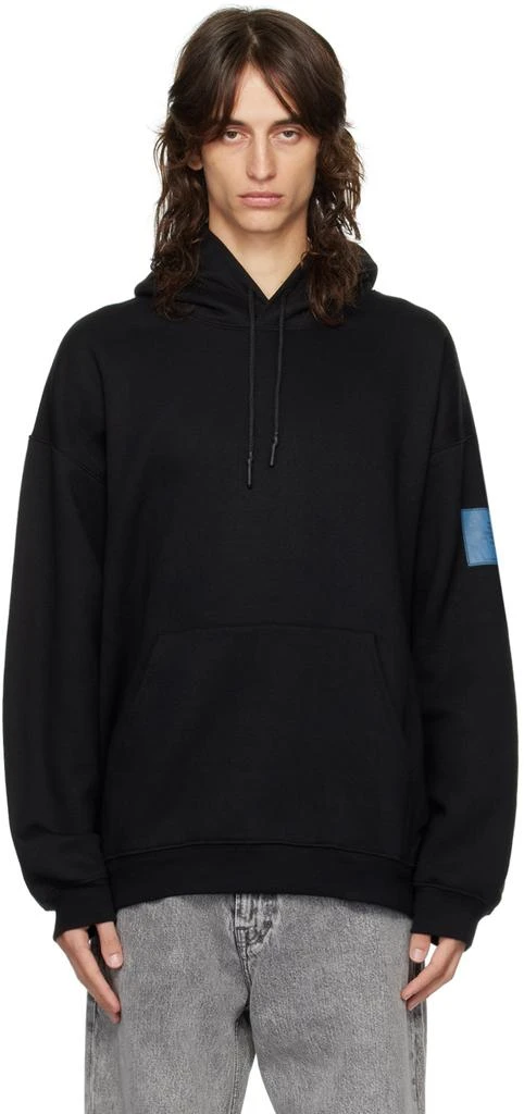 n.hoolywood Black Drawstring Hoodie 1