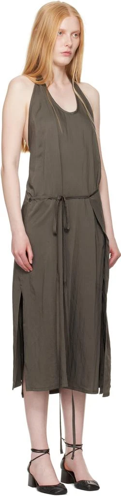 Lemaire Brown Apron Midi Dress 2