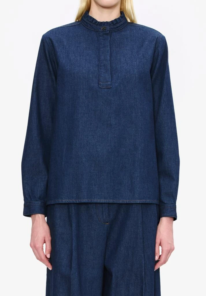 APC Blouse with ruffled collar 4