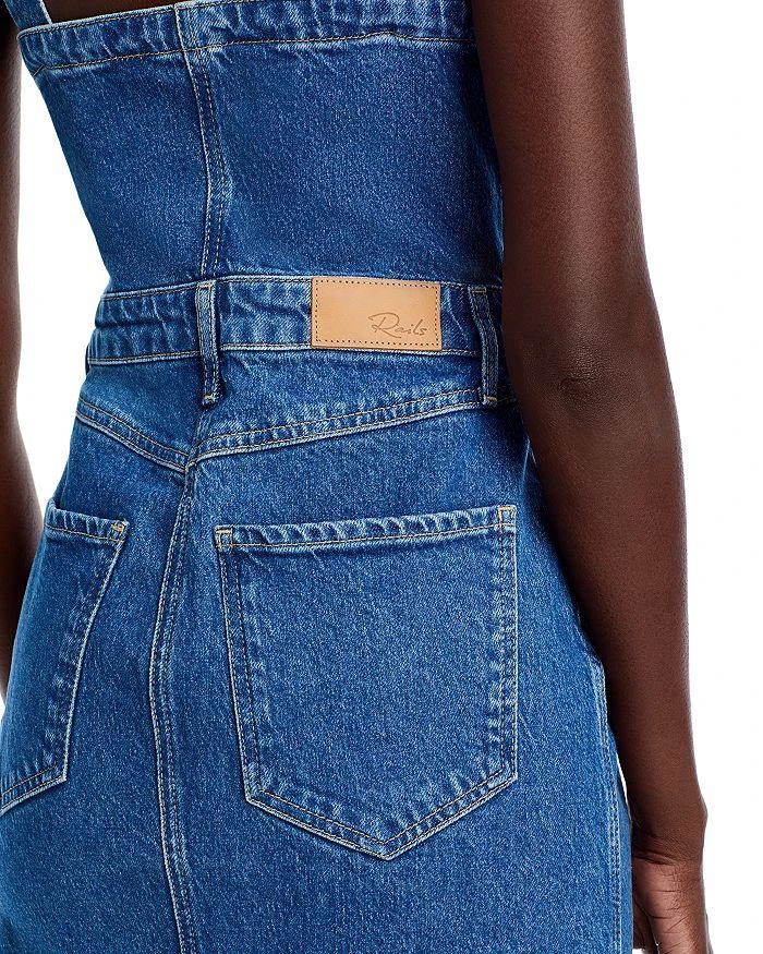Rails Malibu Square Neck Denim Dress 6