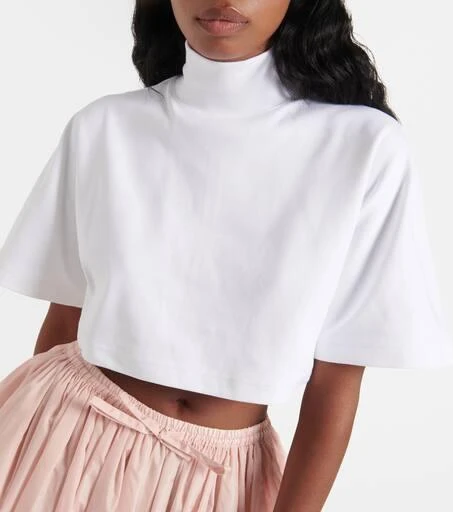 Alaïa Cotton turtleneck top 6