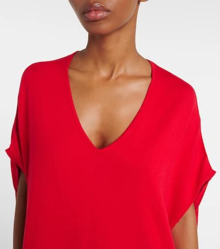 Jardin des Orangers Cotton, silk and cashmere maxi dress 4