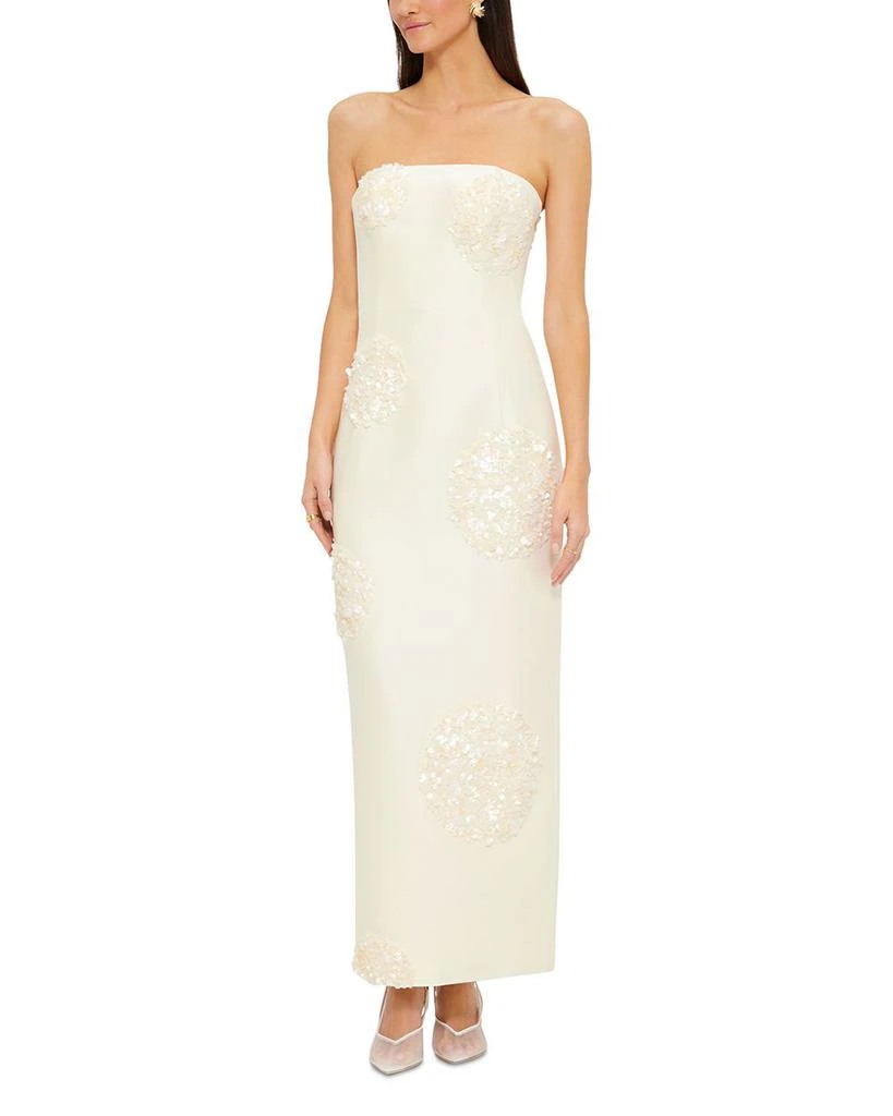 chinese dress ladies Leo Lin Rayna Appliqué Bustier Maxi Dress - Blush Pink main image 1