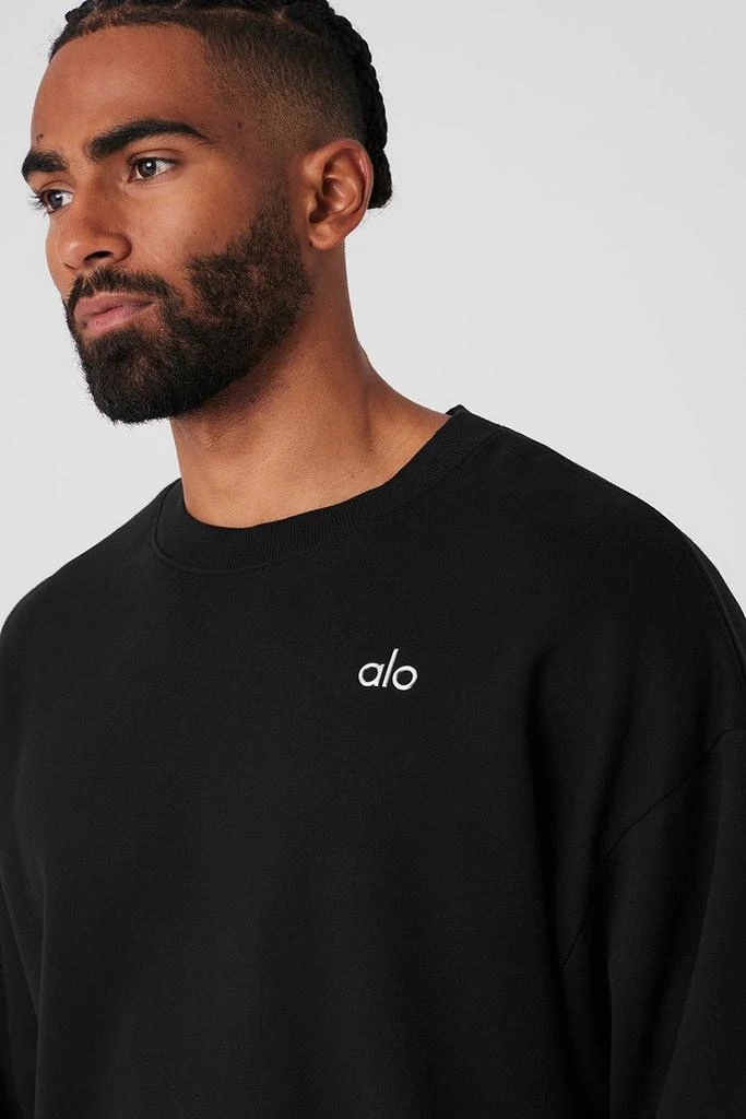 Alo Accolade Crew Neck Pullover - Black 4