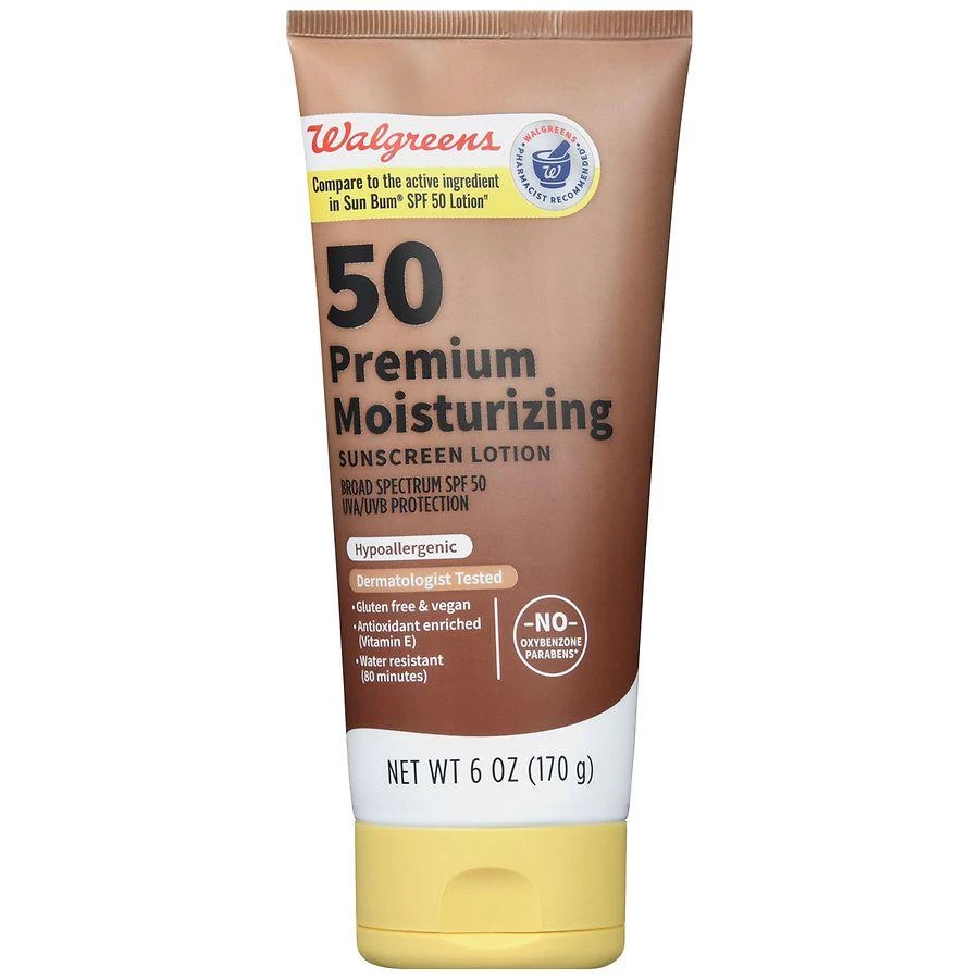 Walgreens 50 Premium Moisturizing Sunscreen Lotion 2