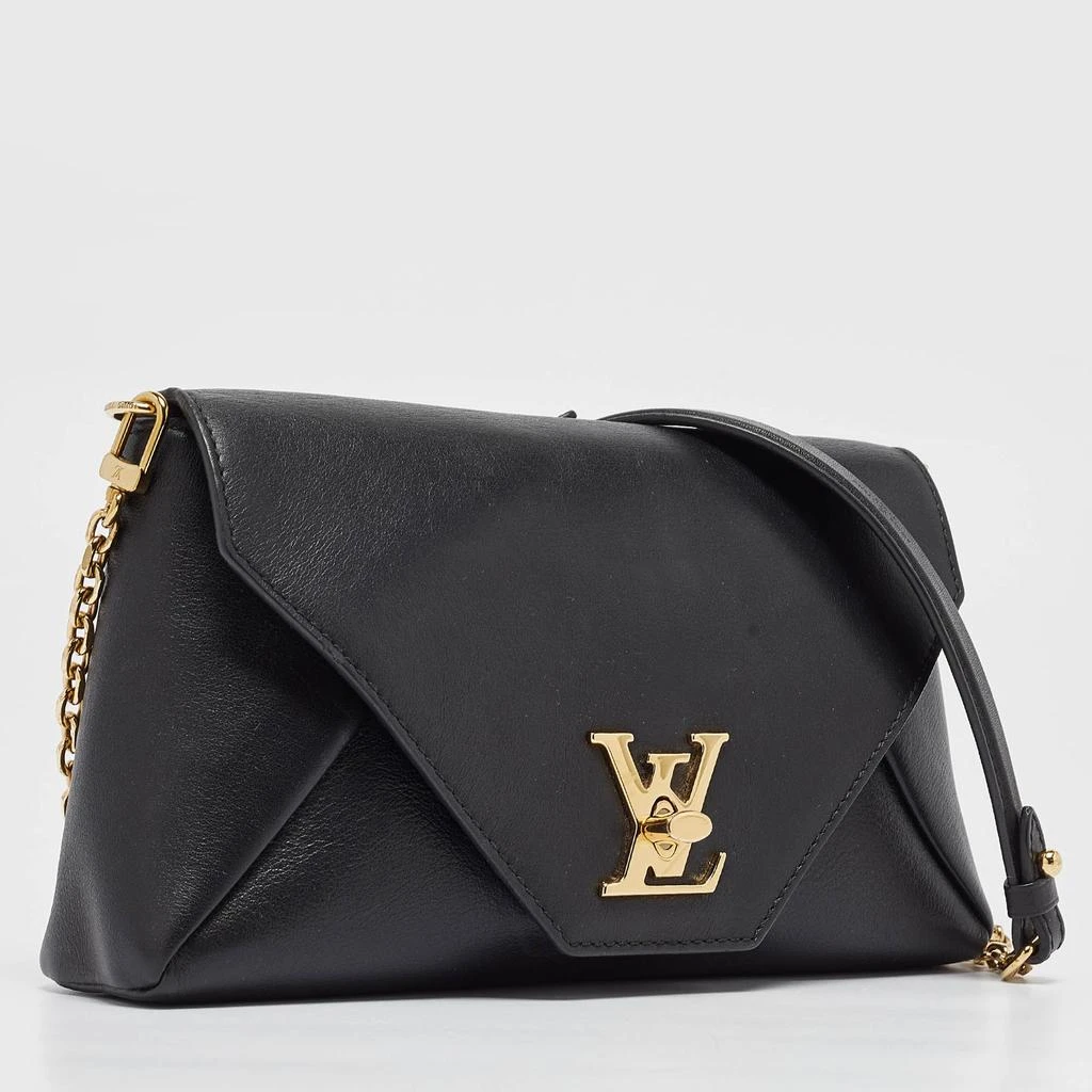 Louis Vuitton Louis Vuitton Black Leather Love Note Bag 3
