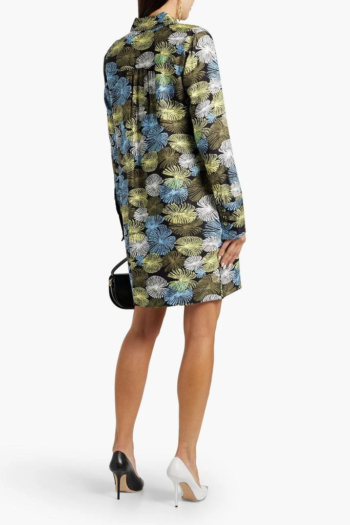 Diane von Furstenberg Tamina printed jersey mini shirt dress 3