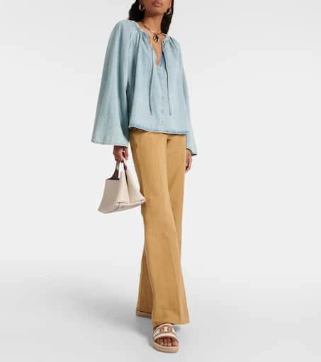Tod's Leather-trimmed sandals 2