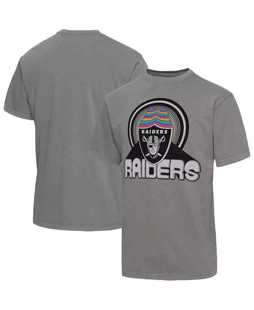 Junk Food Men's Graphite Las Vegas Raiders Wonderland Infinity Vibe T-shirt