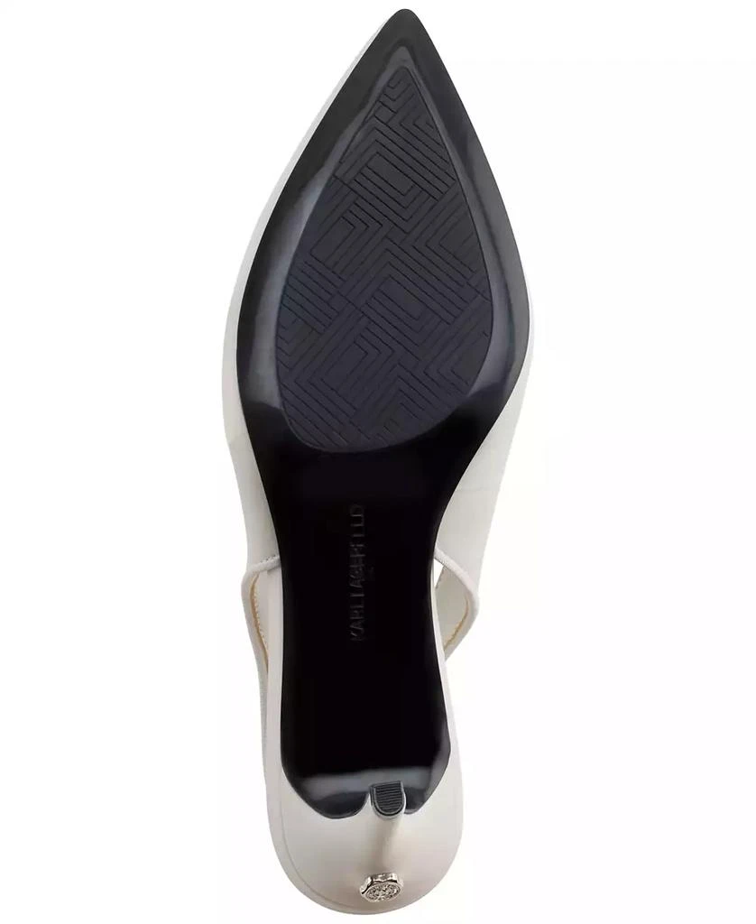 Karl Lagerfeld Paris Women's Rosalyn Slingback Pumps 5