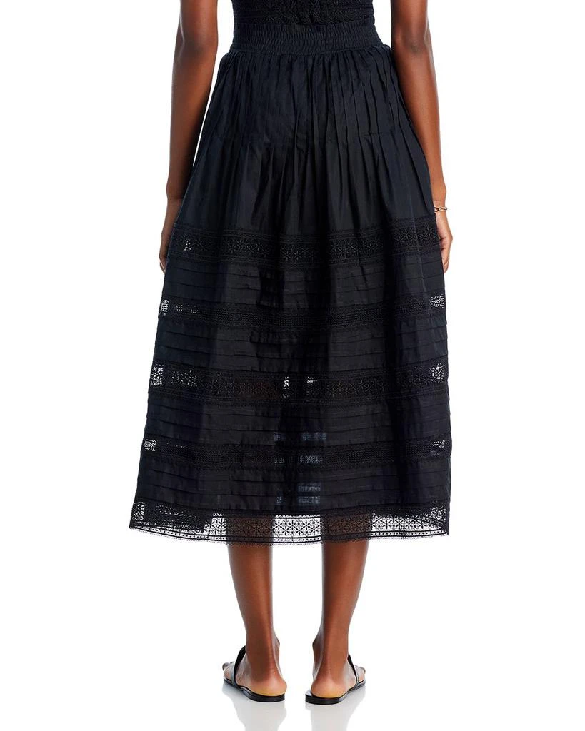 Waimari Camila Tiered Lace Midi Skirt 3