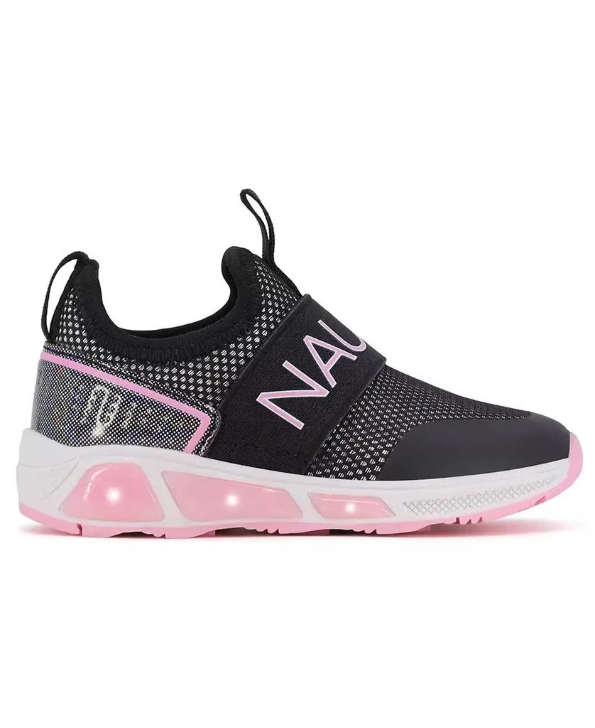 Nautica Toddler Girls Alois Beacon Light Up Slip On Sneakers 2