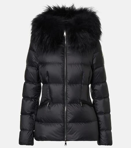 Moncler Boed shearling-trimmed down jacket 1
