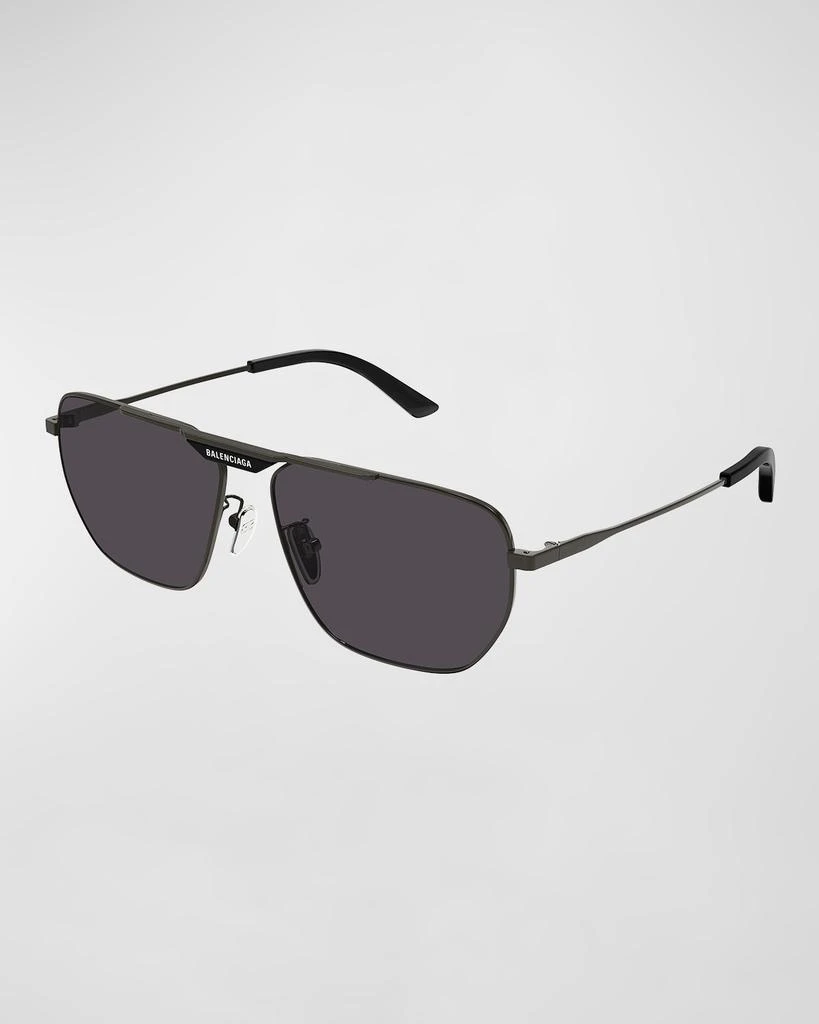 Balenciaga Men's BB0298SM Metal Aviator Sunglasses 1