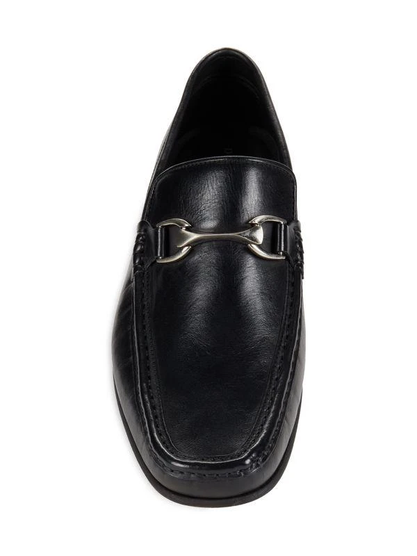 Donald J Pliner Leather Bit Loafers 5