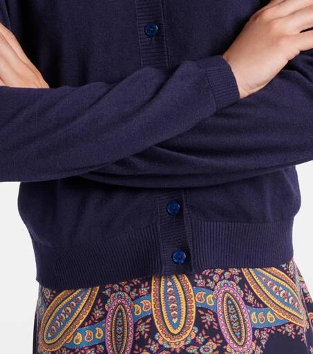 ETRO Embellished silk and cashmere cardigan 5