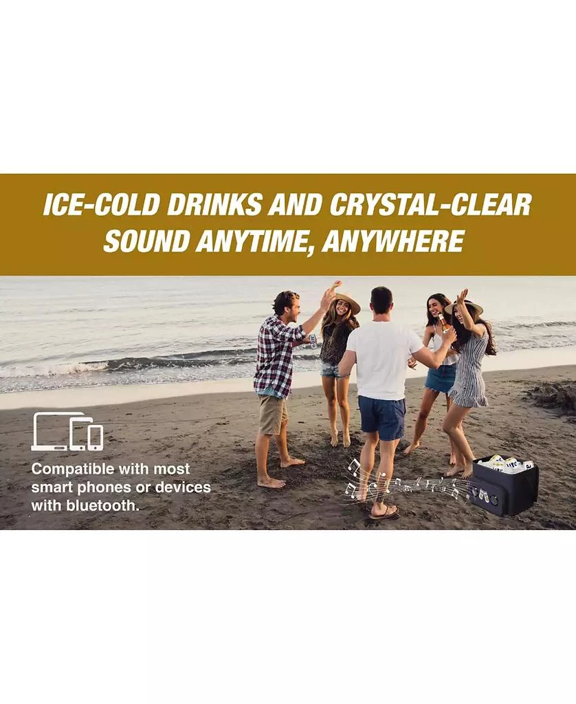 Coors Light Miller Lite Insulated Thermal Cooler Bluetooth Speaker Bag 3