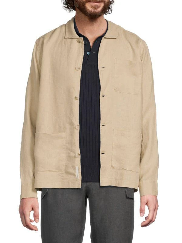 Onia ​Tailored Linen Overshirt 1