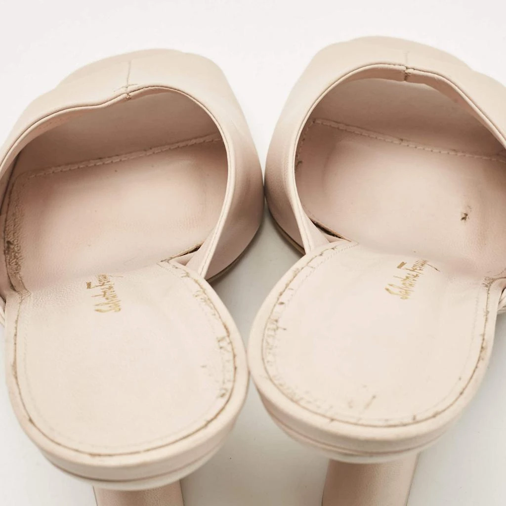 Salvatore Ferragamo Salvatore Ferragamo Light Pink Leather Sansu Slide Sandals Size 38.5 8