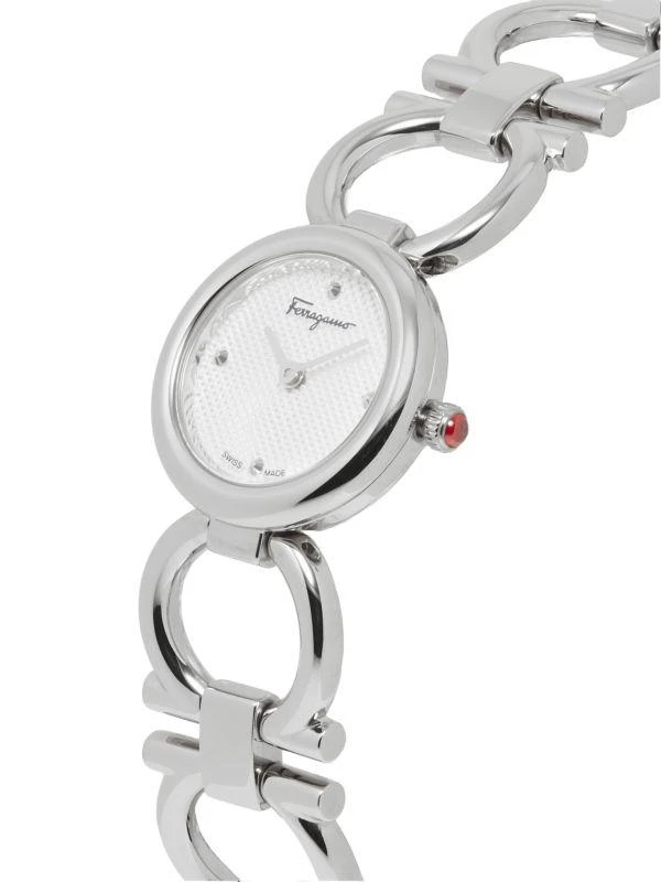 Salvatore Ferragamo Double Gancini Stainless Steel Bracelet Watch/22.5MM 3