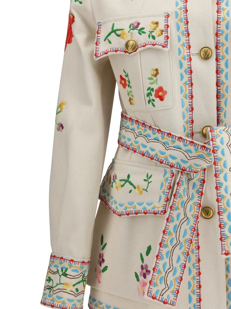 Valentino Embroidered Denim Jacket 4