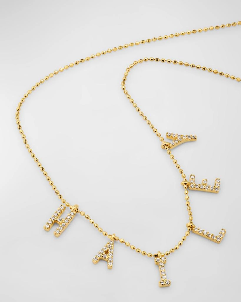 Tai 14K Gold-Plated Sterling Silver 6-Letter Personalized Necklace 3