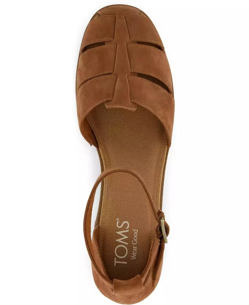 TOMS Women's Jaclyn Fisherman Round Toe Sandals 4