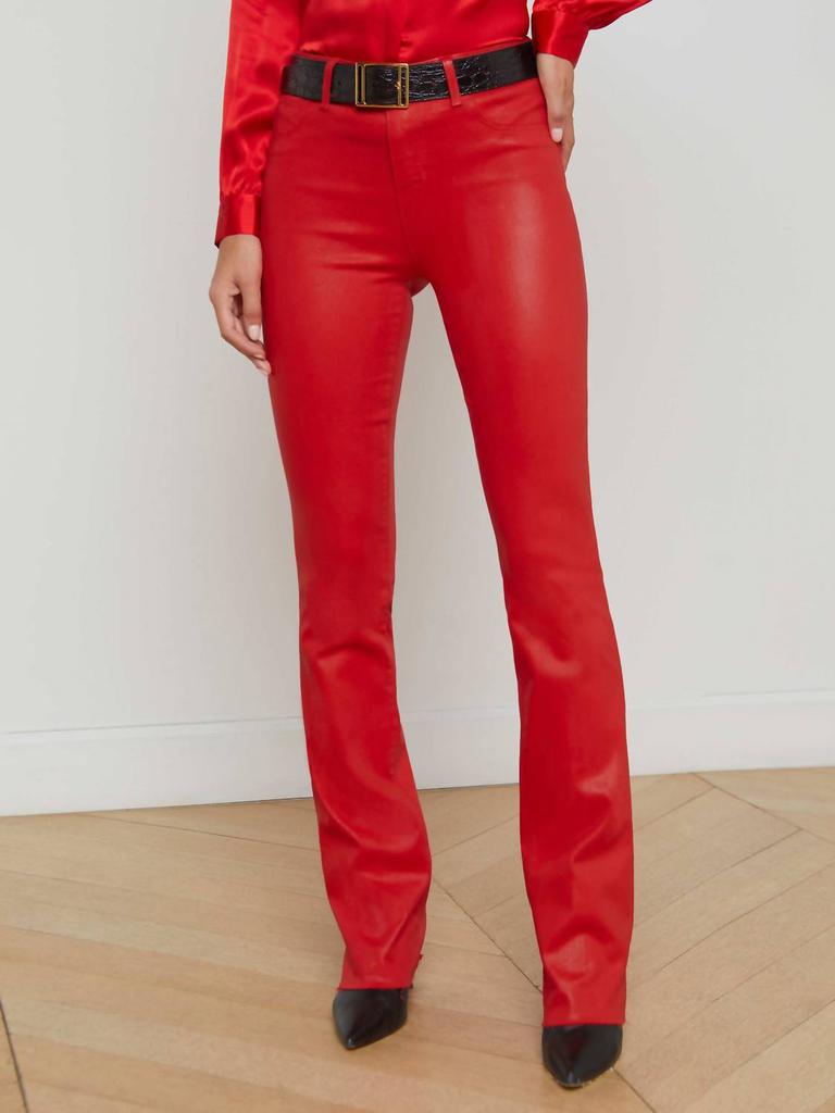 L'Agence L'Agence - Ruth High Rise Straight Raw Hem Jean