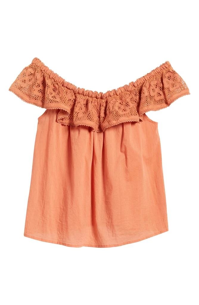 Cleobella Paulina Lace Ruffle Cotton Top 5