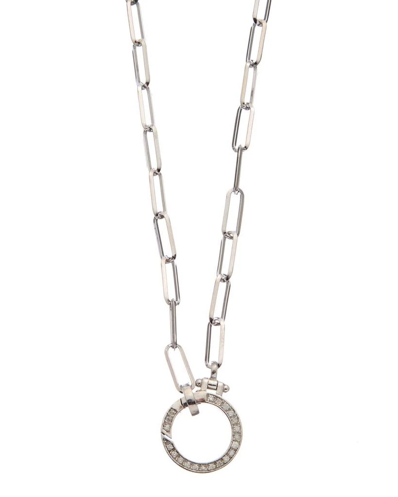 Meshmerise 18K Over Silver 0.20 ct. tw. Diamond Necklace
