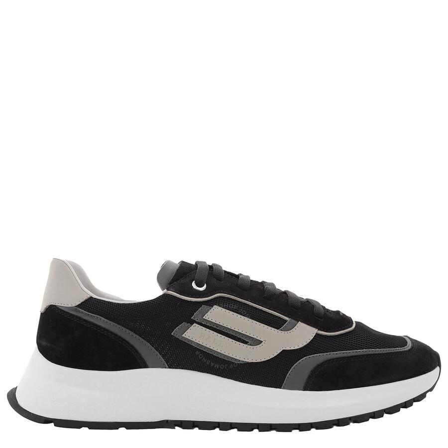 Bally Men's Black Roller P Low-Top Leather Sneakers - Casual