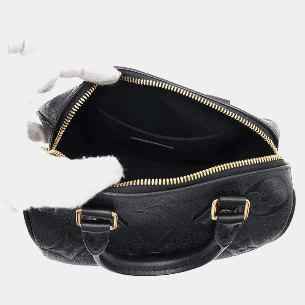 Louis Vuitton Louis Vuitton Noir Monogram Empreinte Leather Speedy Bandouliere 20 Handbag 6