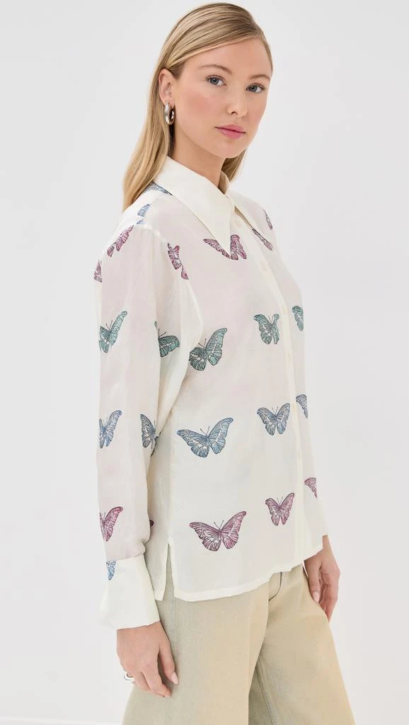 Alix of Bohemia Dana Butterfly Garden Shirt 3