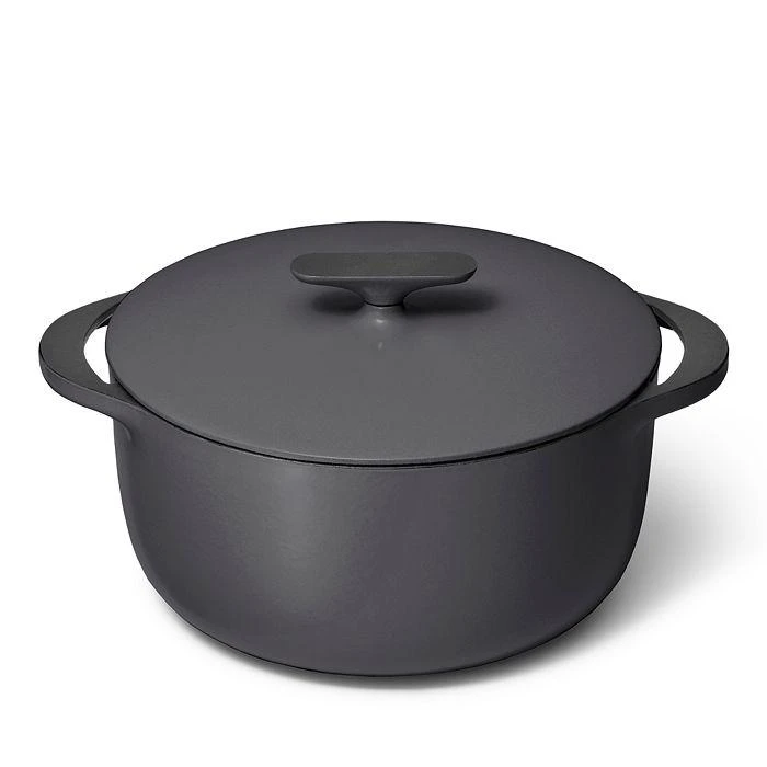 Caraway Enameled Cast Iron 6.5 Qt Dutch Oven with Flat Lid