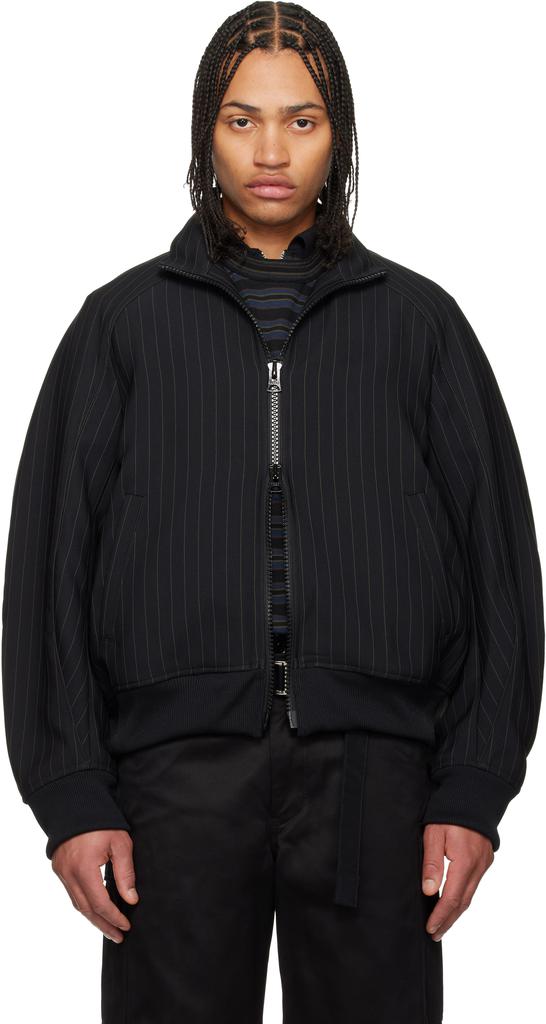 Shop Black WTAPS Edition Cotton Back Satin Jacket on Sale at