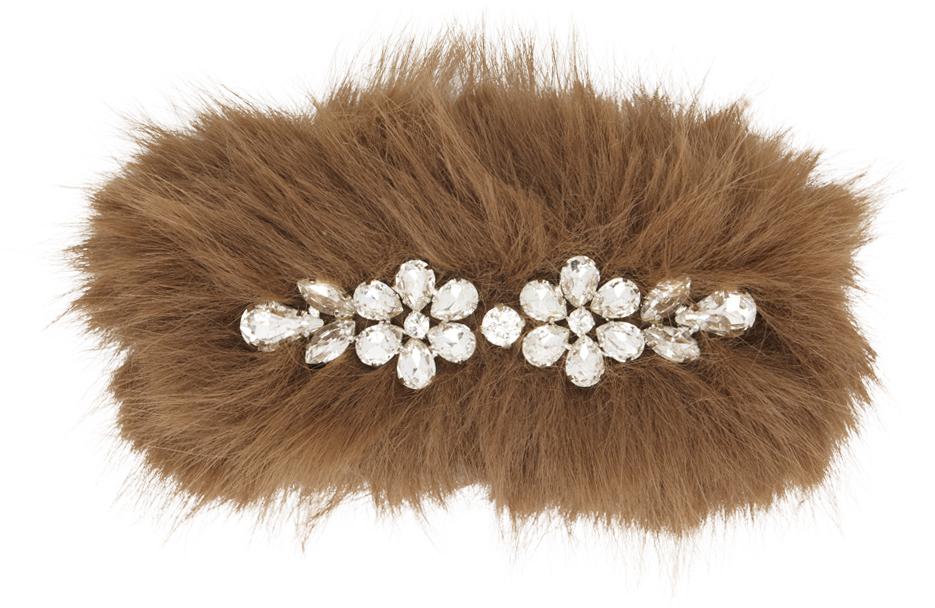 Simone Rocha Crystal Blossom Hair Clip - Hats - Free
