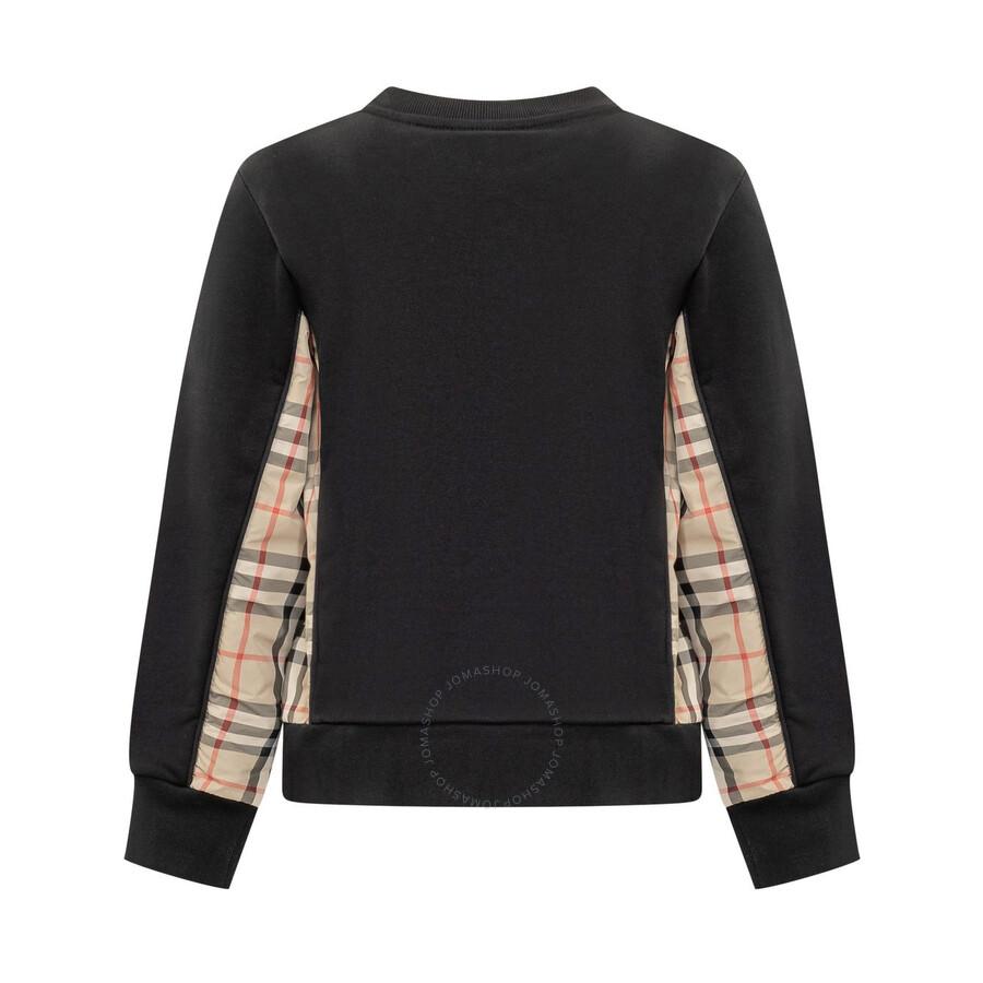 Burberry Kids Vintage-Check Panel Sweatshirt