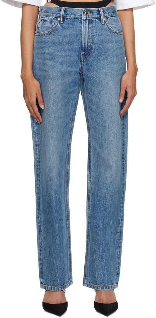 Alexander Wang Blue Bikini Layer Jeans 1