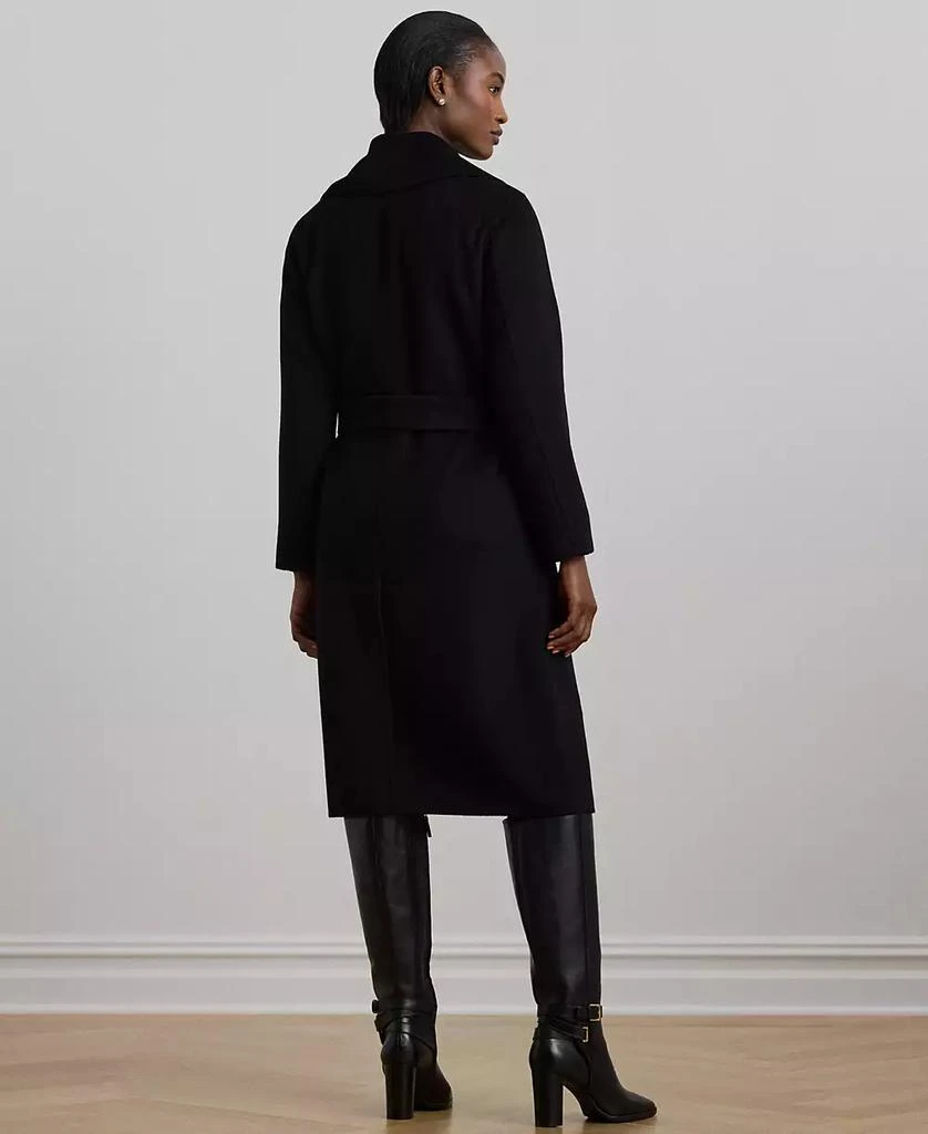 Ralph Lauren Women's Double-Faced Wool-Blend Wrap Coat 2