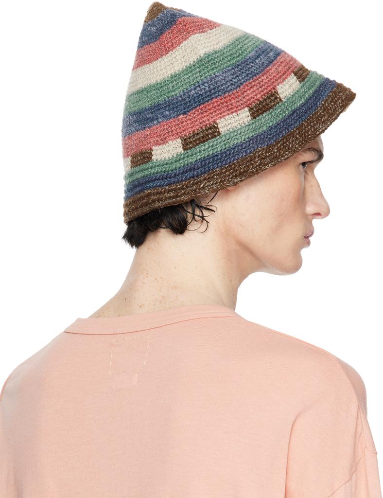 帽子 visvim 24FW MEDA CROCHET KNIT HAT Visvim Meda Crochet Hat male Orange Visvim