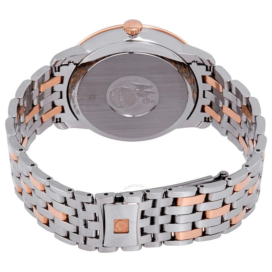 Omega De Ville Automatic Ivory Silvery Dial Steel and 18kt Rose Gold Watch 424.20.40.20.02.003 3