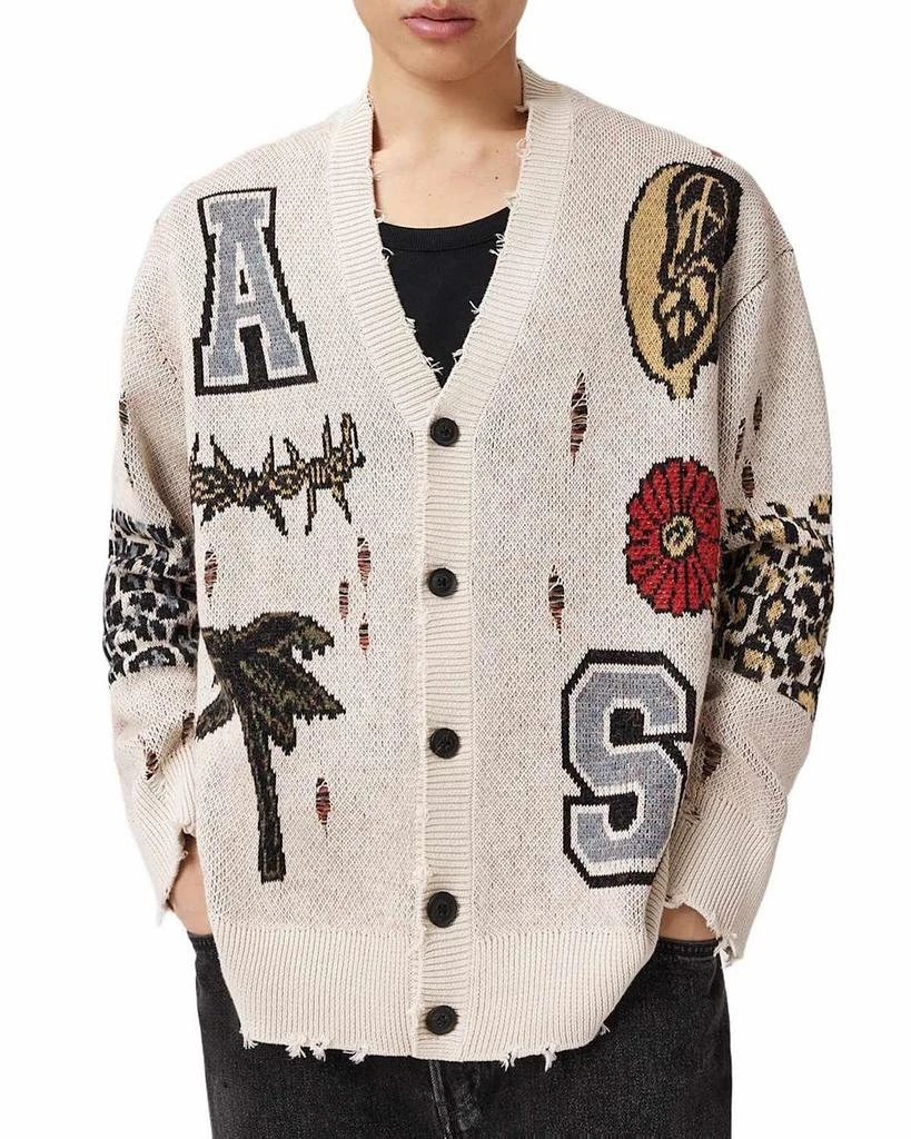 ALL SAINTS Foxx Graphic Cardigan 4